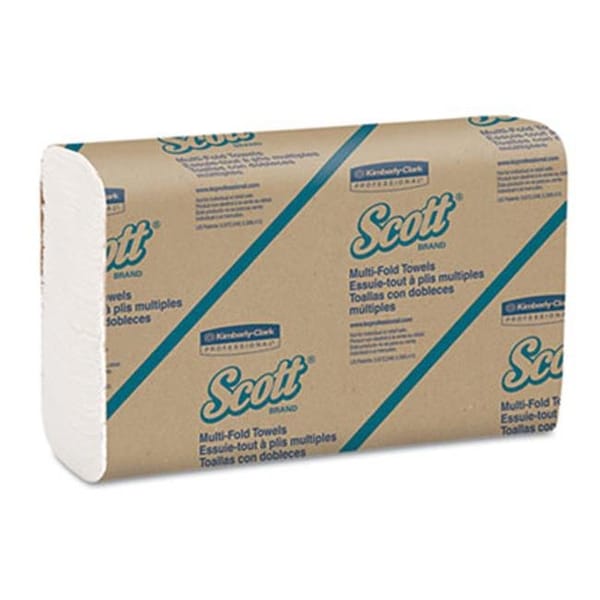 KimberlyClark Professional Scott Multifold Paper Towels, White 01804